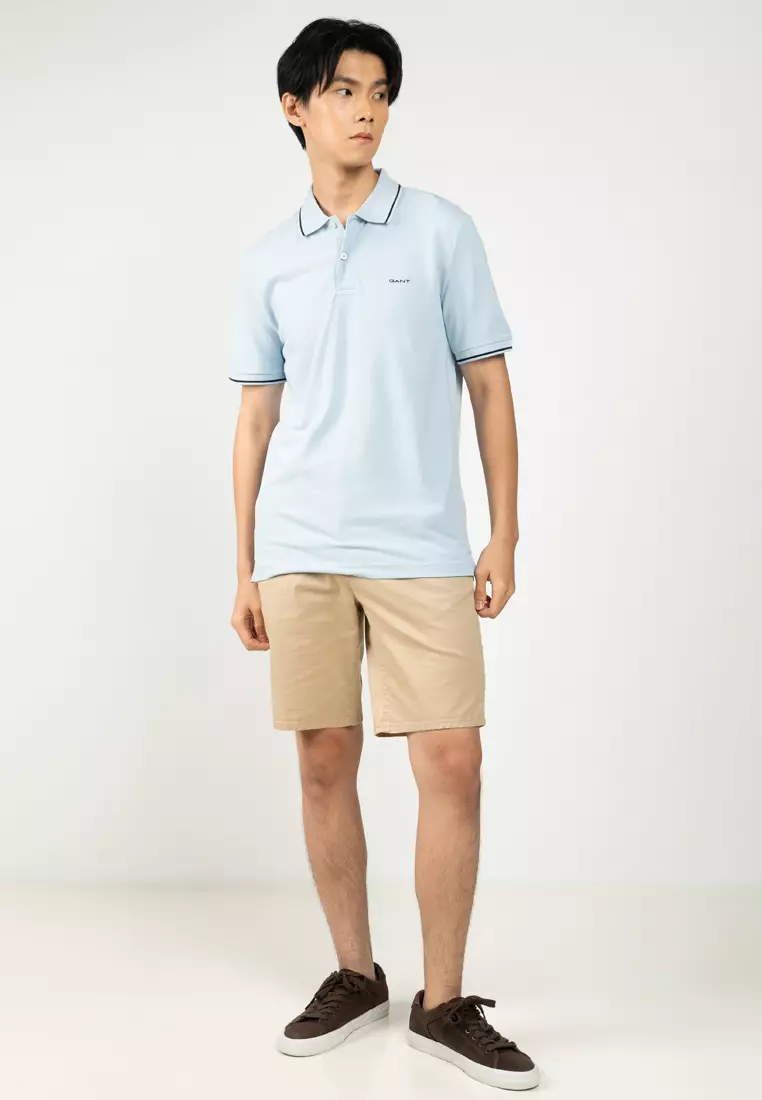 Tipped Piqué Polo Shirt