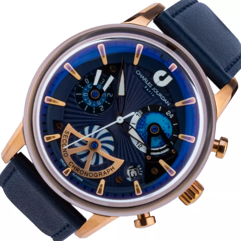 Jam Tangan Pria Charles Jourdan CJ1099-1582C Blue