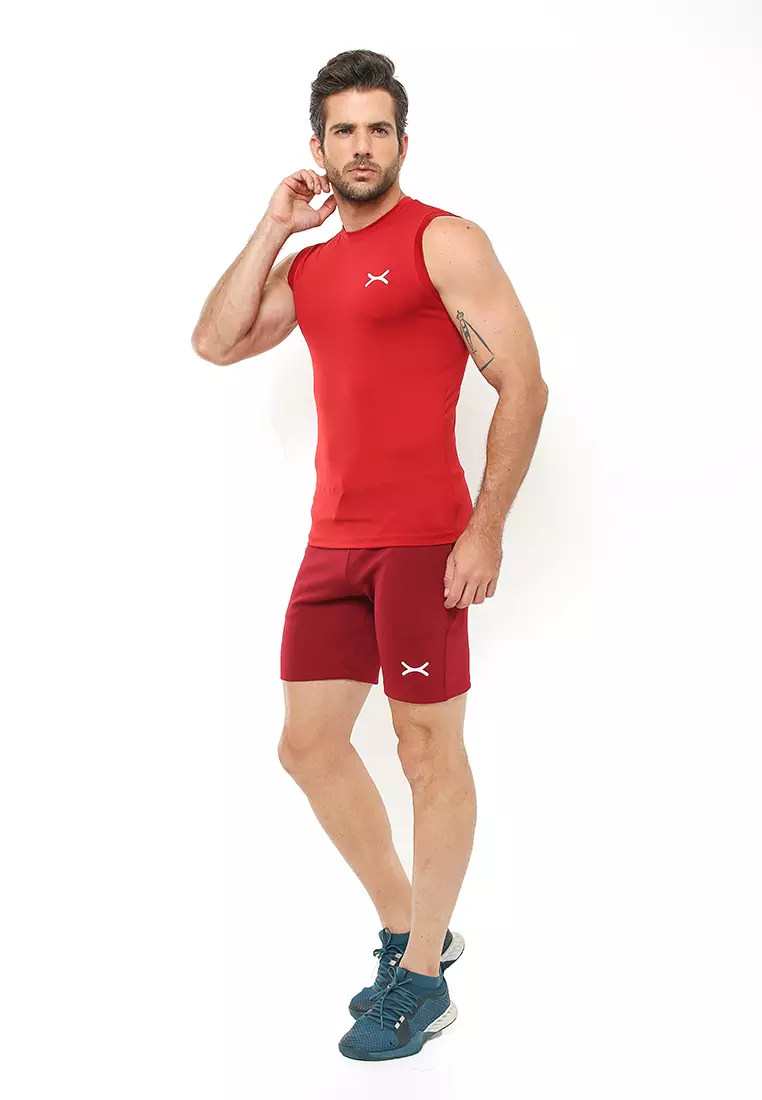 FLEXZONE Sport Tanks Skylight Series Maroon