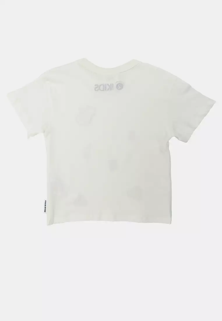 License Drop Shoulder Short Sleeves Tee