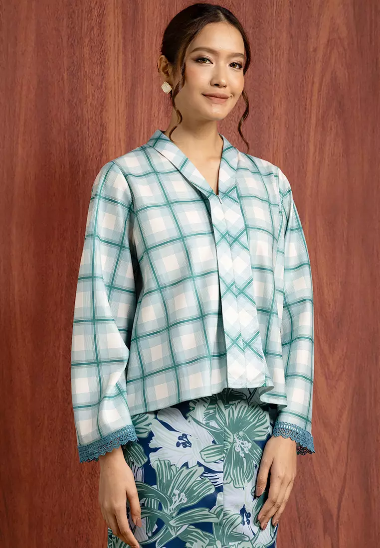 SALINA PRINTED KEBAYA SET