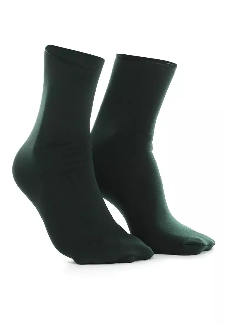 Seish Kaos Kaki Pria Wanita Snow Socks Casual Footwear Material Wool ORIGINAL - Green