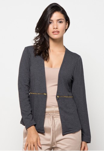 Open Cardigan With Zipper On Ways