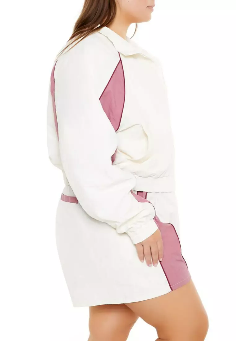 Forever 21 colorblock windbreaker online