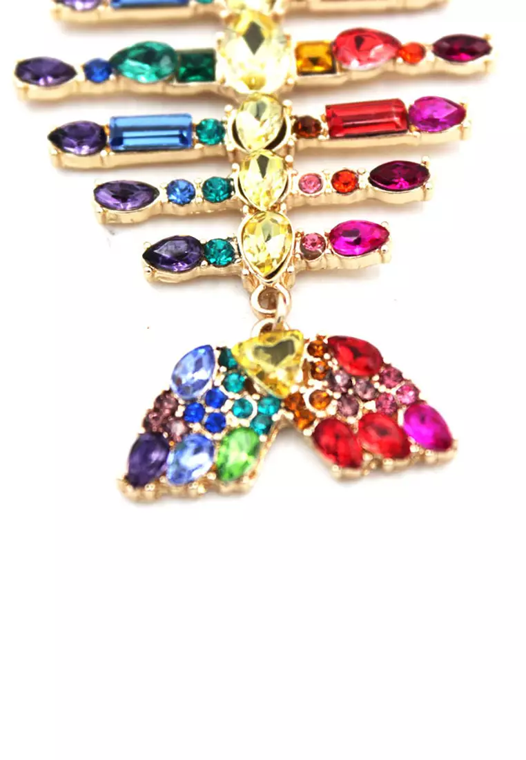 魚骨形耳環 A091003