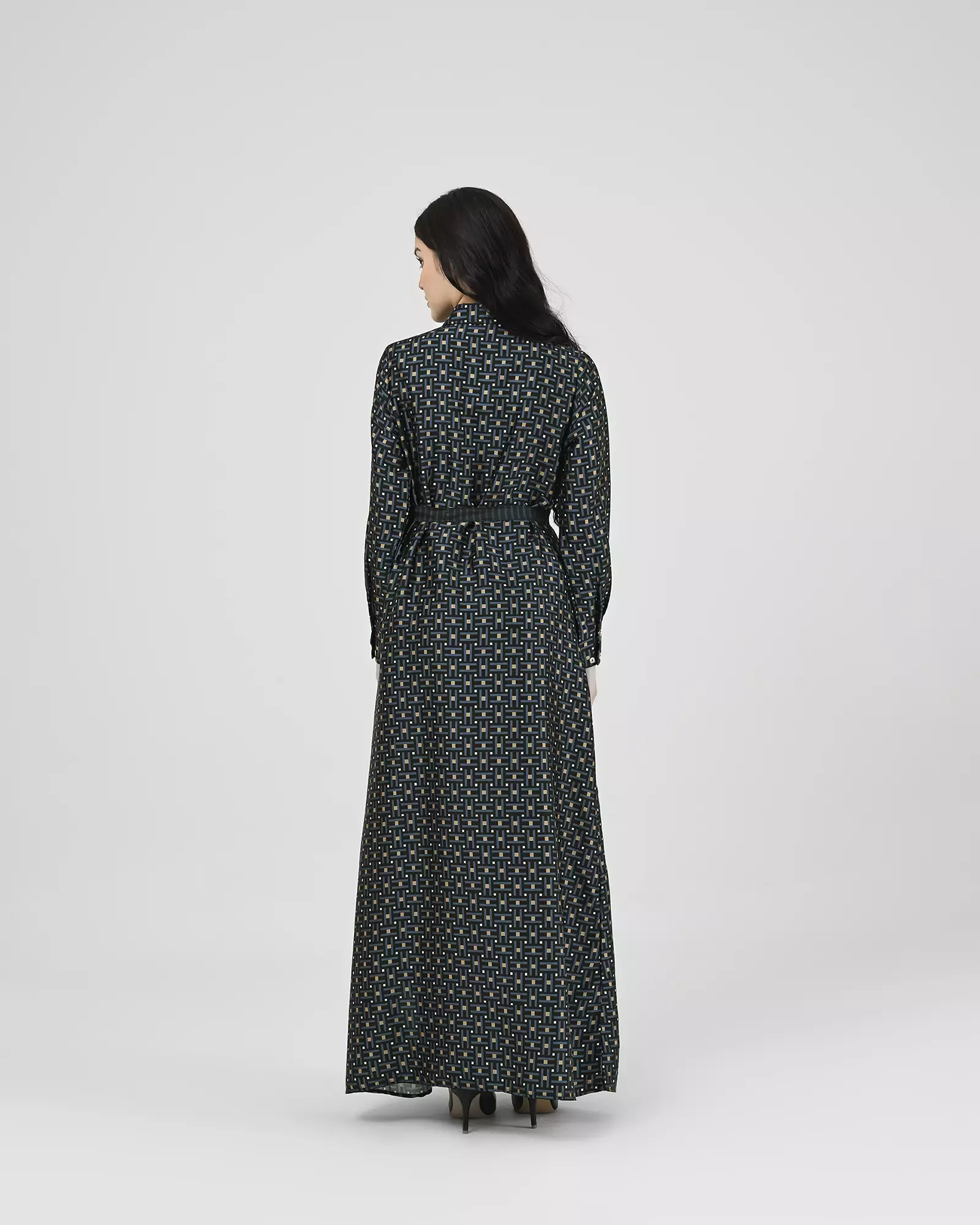 Geulis.id RAMANI DRESS - Navy