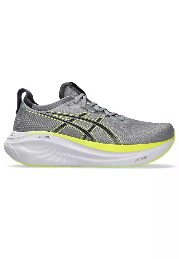GEL-NIMBUS 27 (2E WIDE) MEN RUNNING SHOES (GREY)