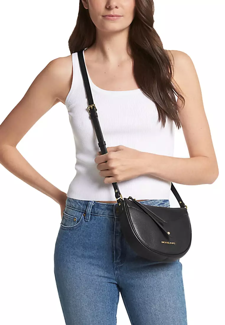 Michael kors half moon crossbody top