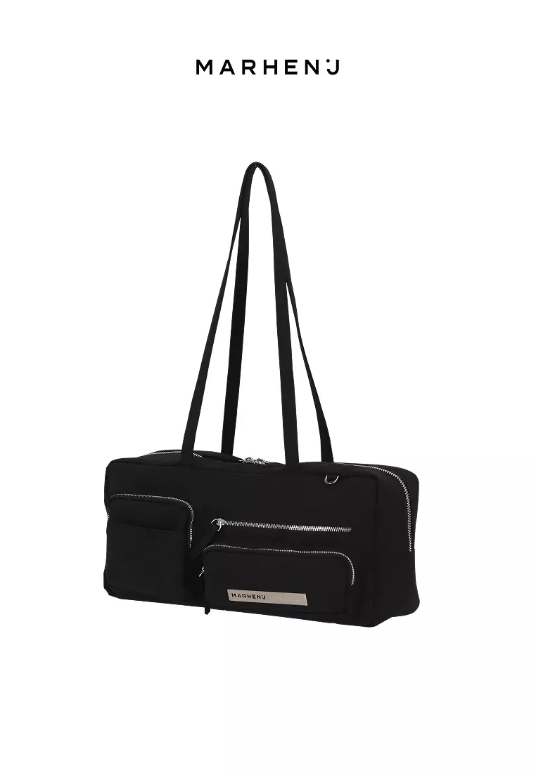 DANA Nylon Shoulder Bag Black