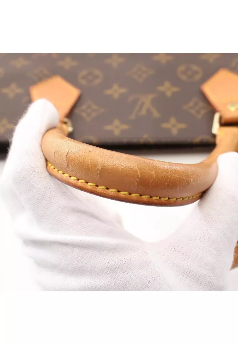 Louis Vuitton Chalk Sling Bag Monogram Canvas Calf Leather Brown