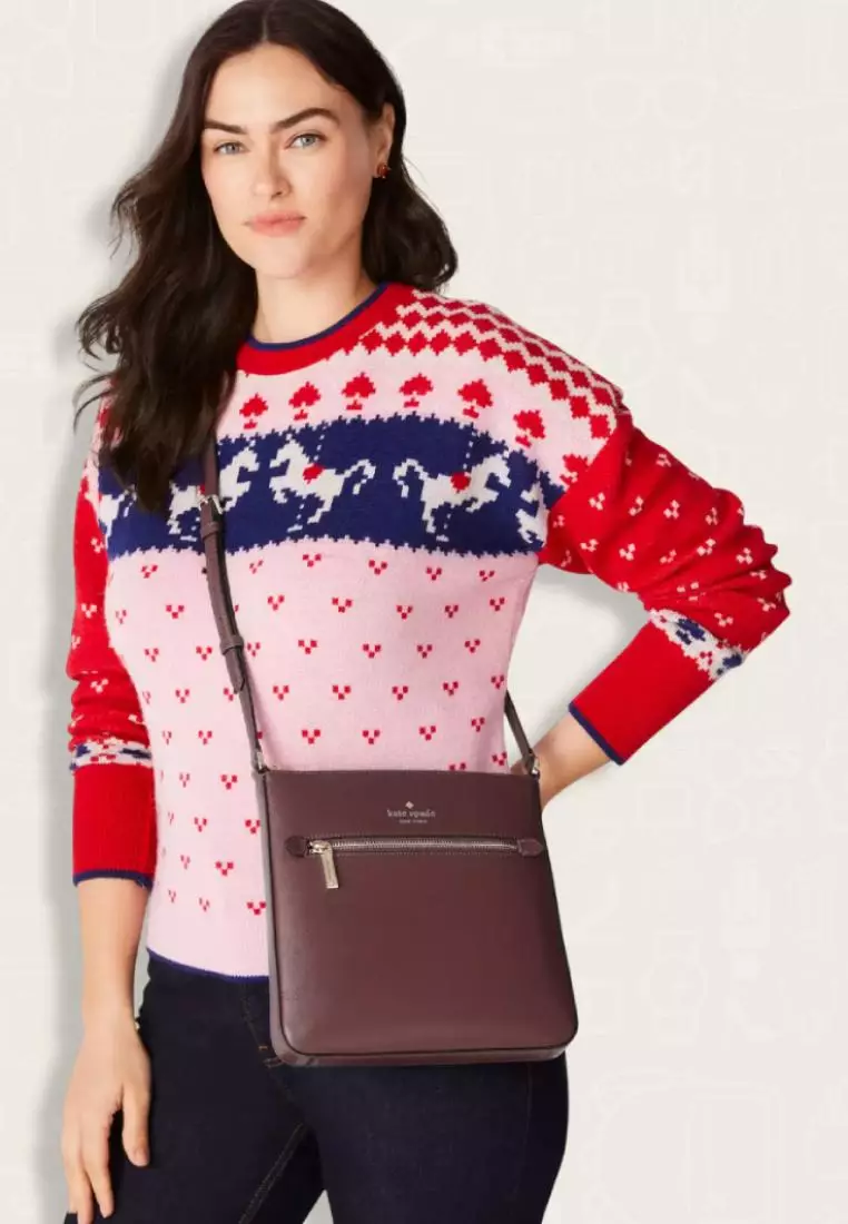 Kate Spade Sadie Large Crossbody Blackberry