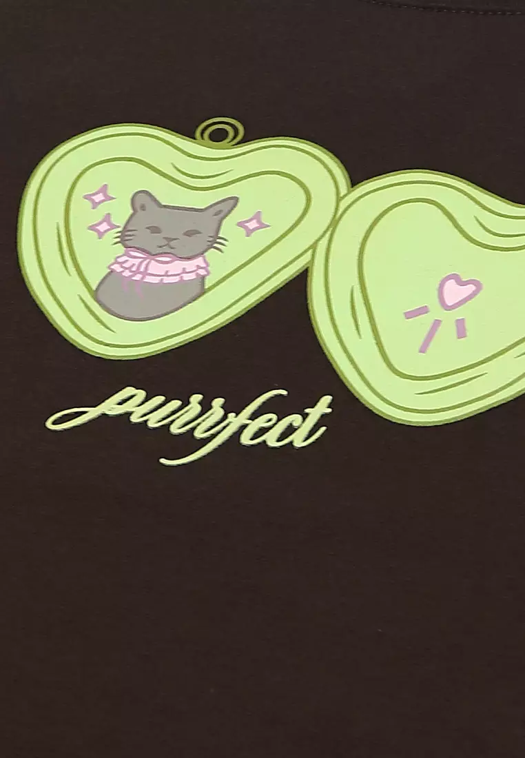 Ladie's Graphic T-shirt "Purrfect"