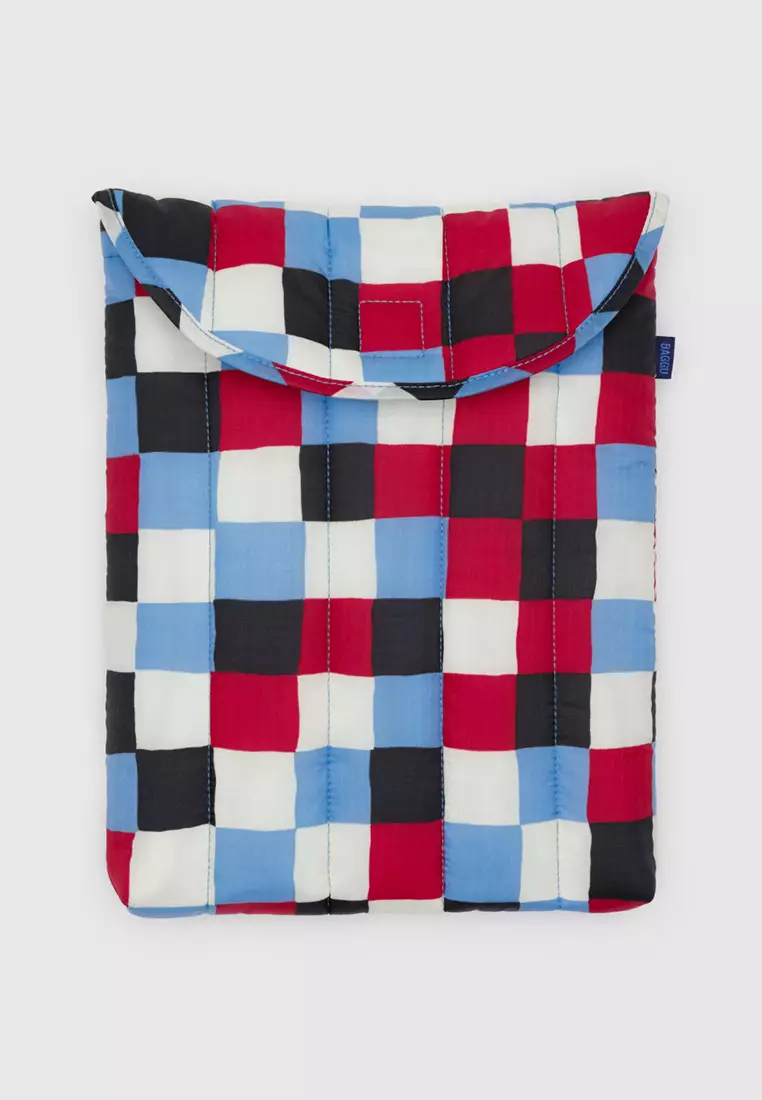 BAGGU - Puffy Laptop Sleeve 13"/14" - Painted Check