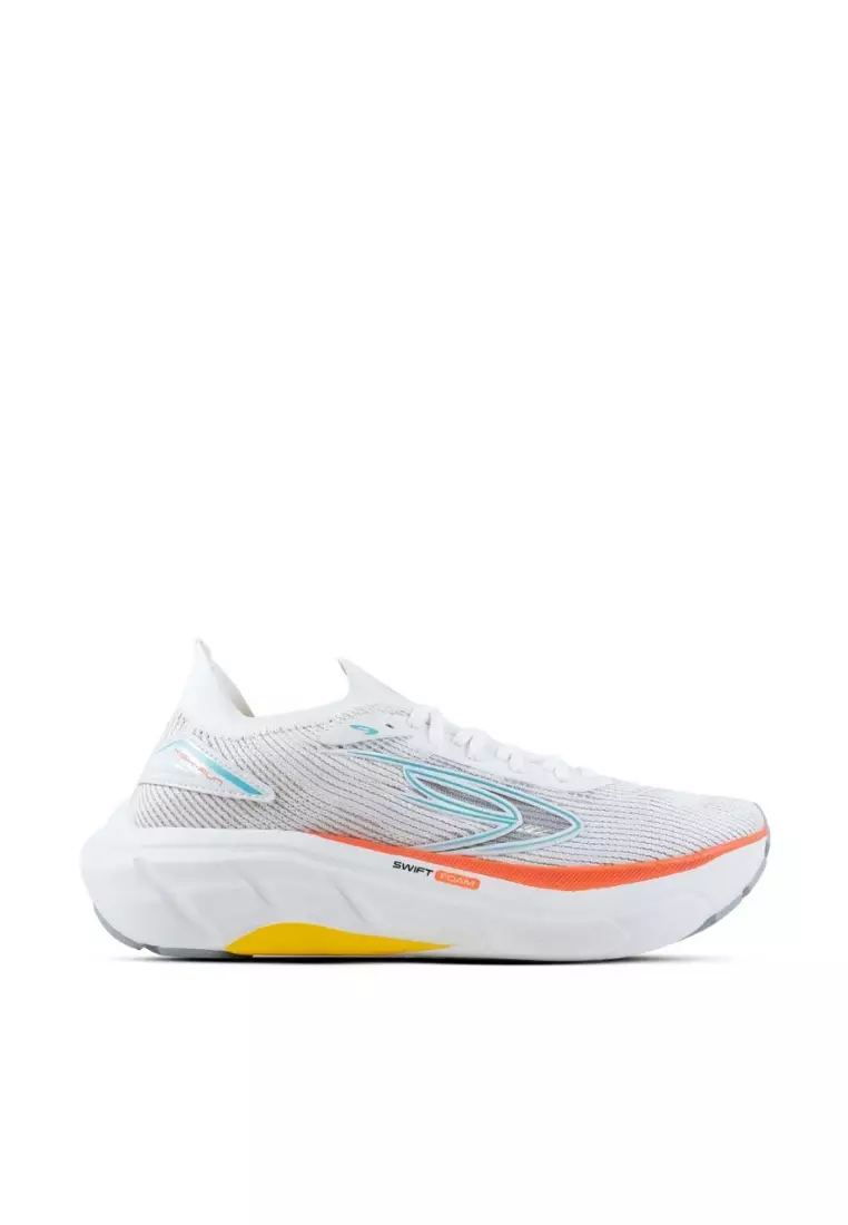 910 Nineten KISHI RUN 2.0 sepatu lari - White/Camelia/High-Rise/Blue Radianc