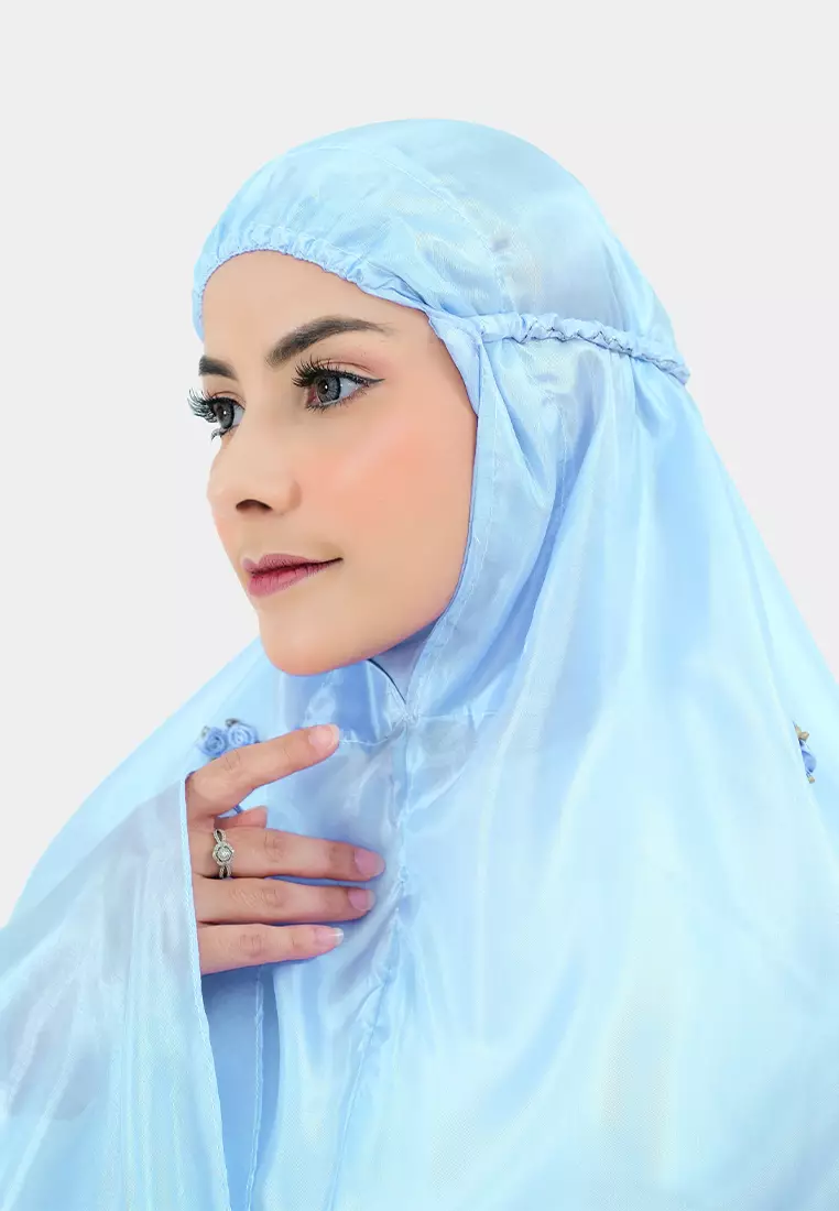 Cotton Bee - Mukena Traveling Syamma Sulam Pouch Mika Prayer Set