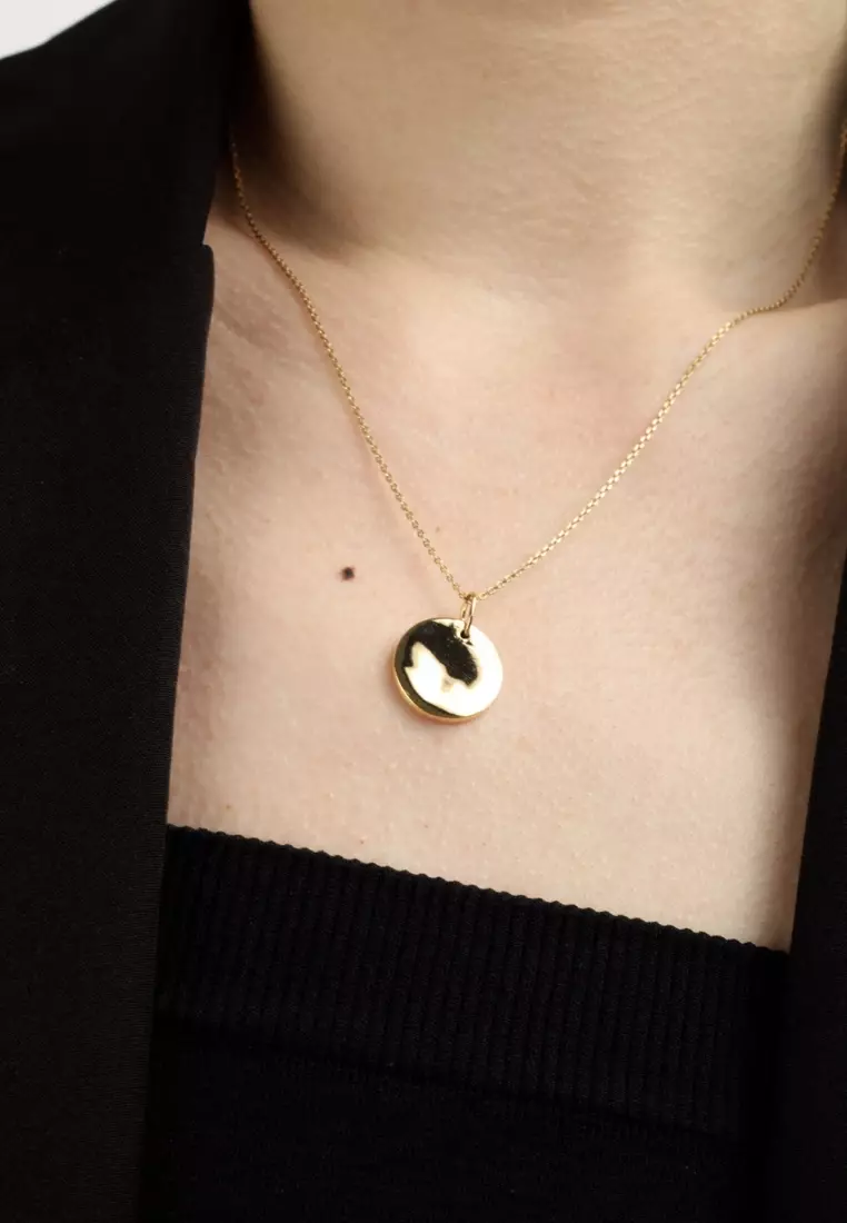 La Moneta 18K Gold Adjustable Necklace in 20”