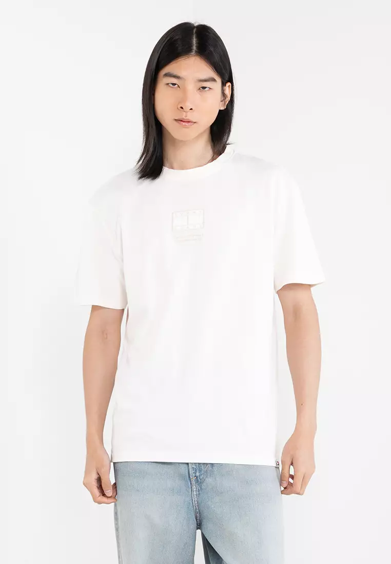 Buy Tommy Hilfiger Tonal Logo Classic Fit T-Shirt - Tommy Jeans