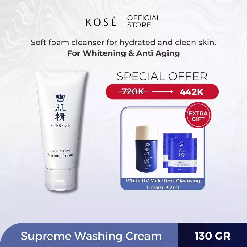 KOSÉ Sekkisei Supreme Washing Cream - 130ml