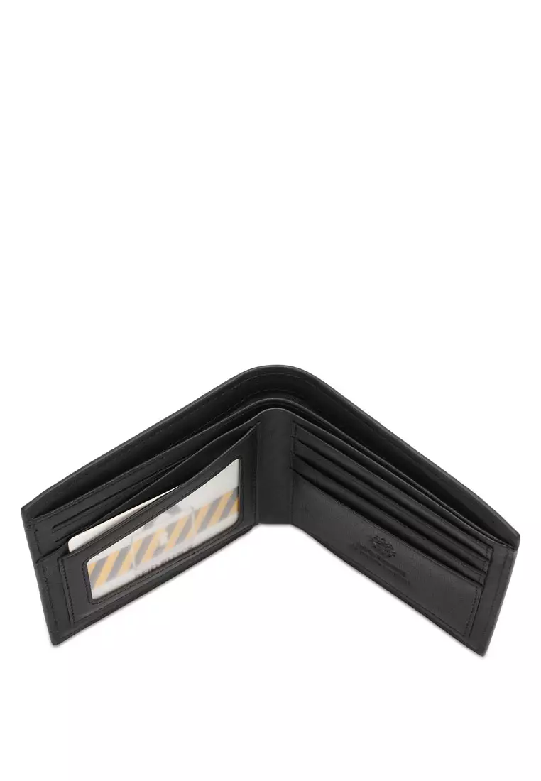 Men's Genuine Leather RFID Blocking Bi Fold Wallet (Dompet Bi Fold Pria Kulit Genuine RFID Blocking)