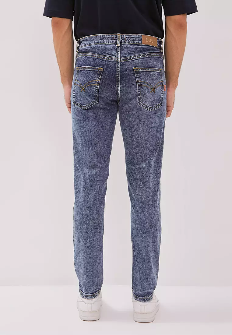 DUST Celana Slim Jeans Shankara Biru (DM.3724)