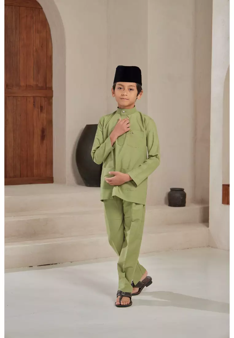 Baju Melayu Moden Cekak Musang for Kids