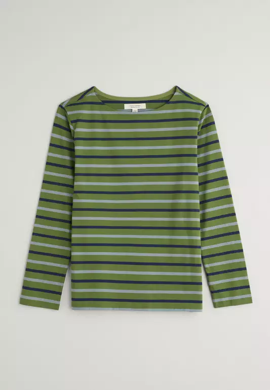 Seasalt Cornwall Green Sailor Shirt