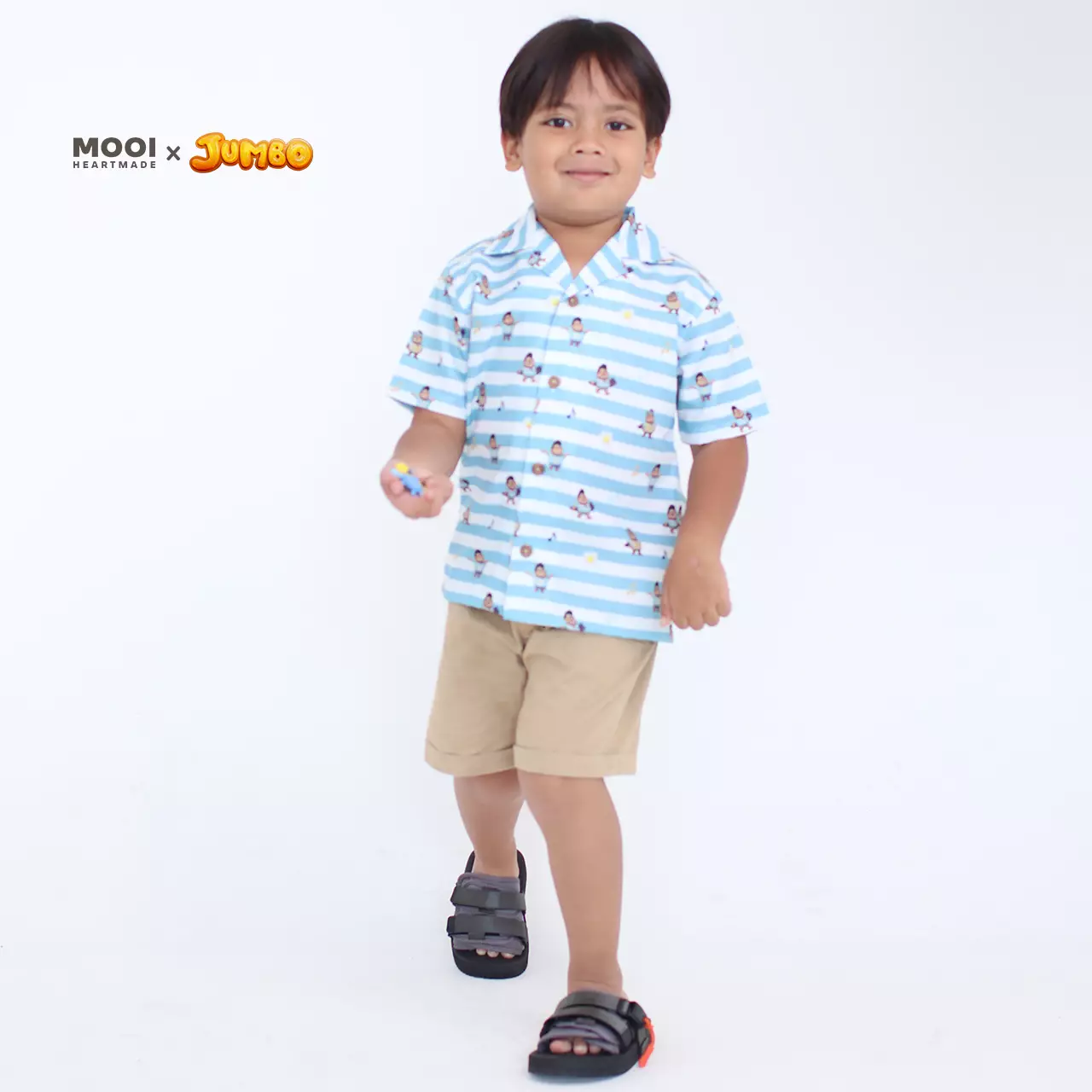 Mooi x Jumbo Kemeja Anak Laki - Laki Printed Shirt - Don