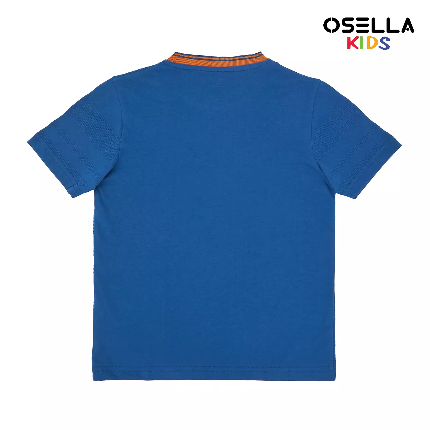 Osella Finn Short Sleeve Fancy Fabric T-Shirt With Contrast Pocket 22715003 | Blouse Atasan Kaos Pendek Anak Laki-Laki