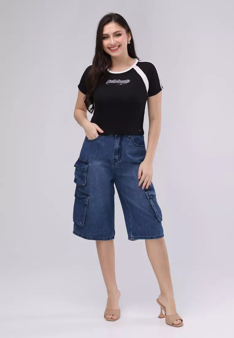 5x5 Rib Knits Short Sleeves Top