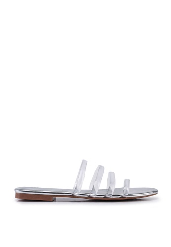 Buy Nose Transparent Band Flat Slides Online On Zalora Singapore