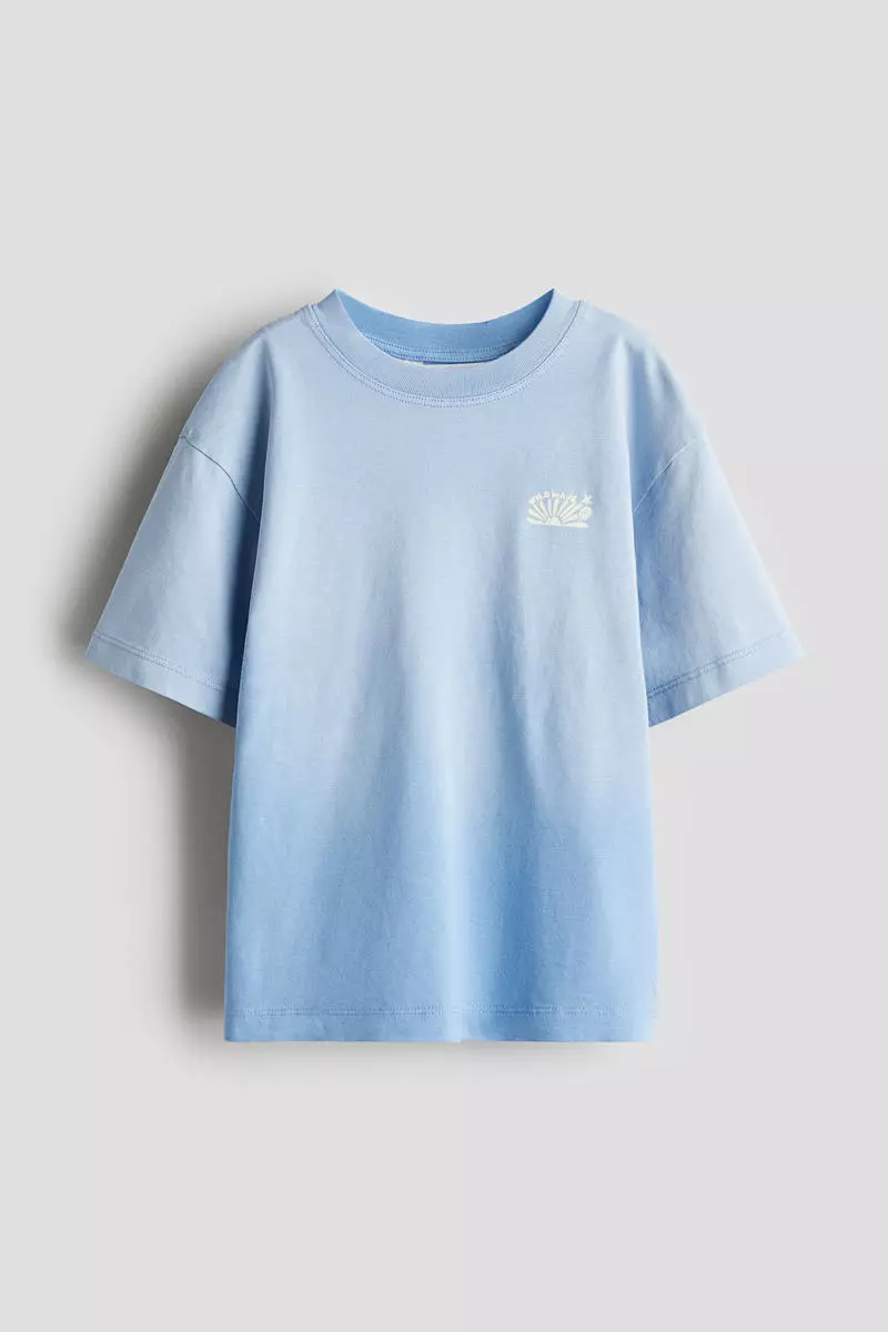 Printed cotton T-shirt