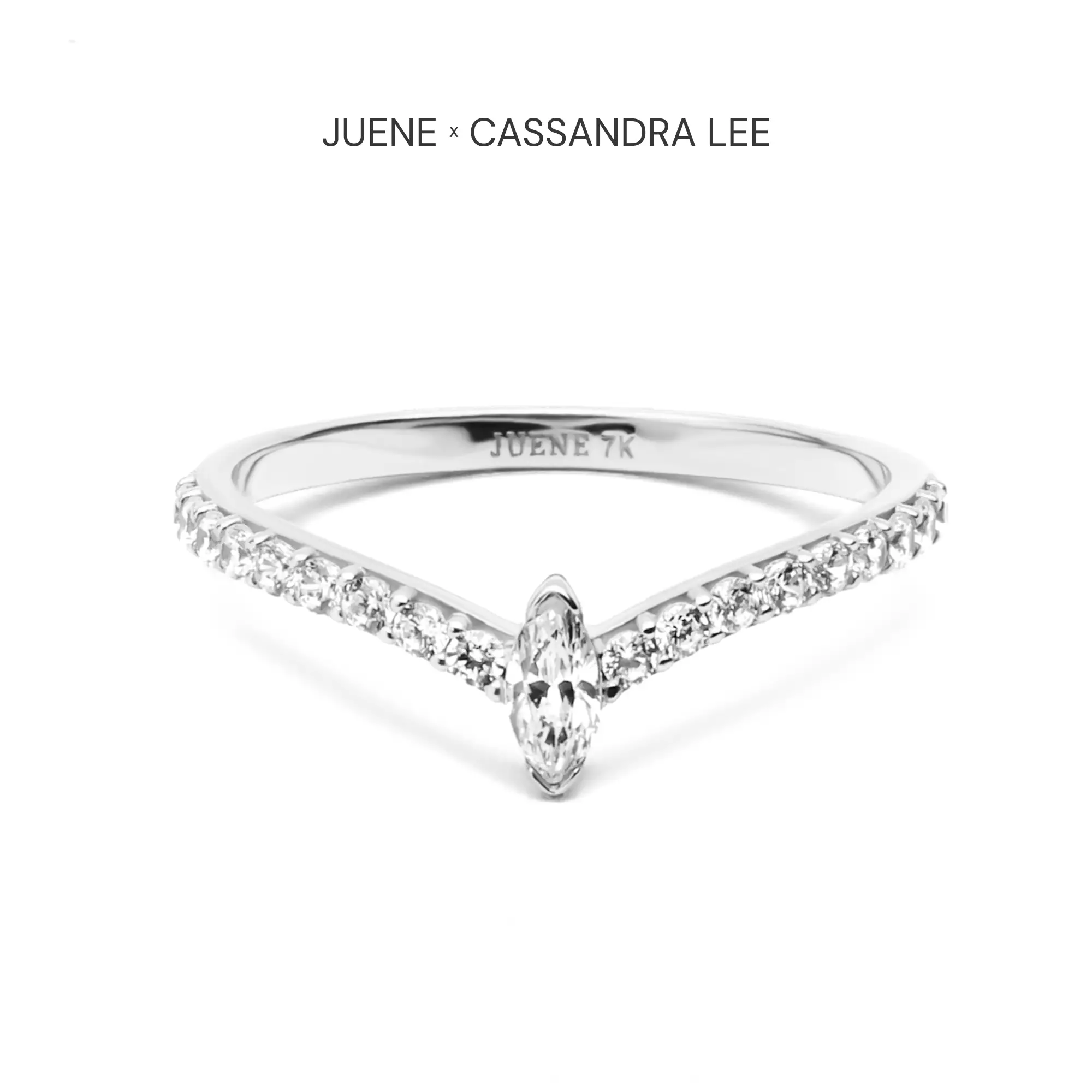 Cincin Emas 7k - Velora Gold Ring - Juene x Cassandra Lee Enchanted Collection - Juene Jewelry