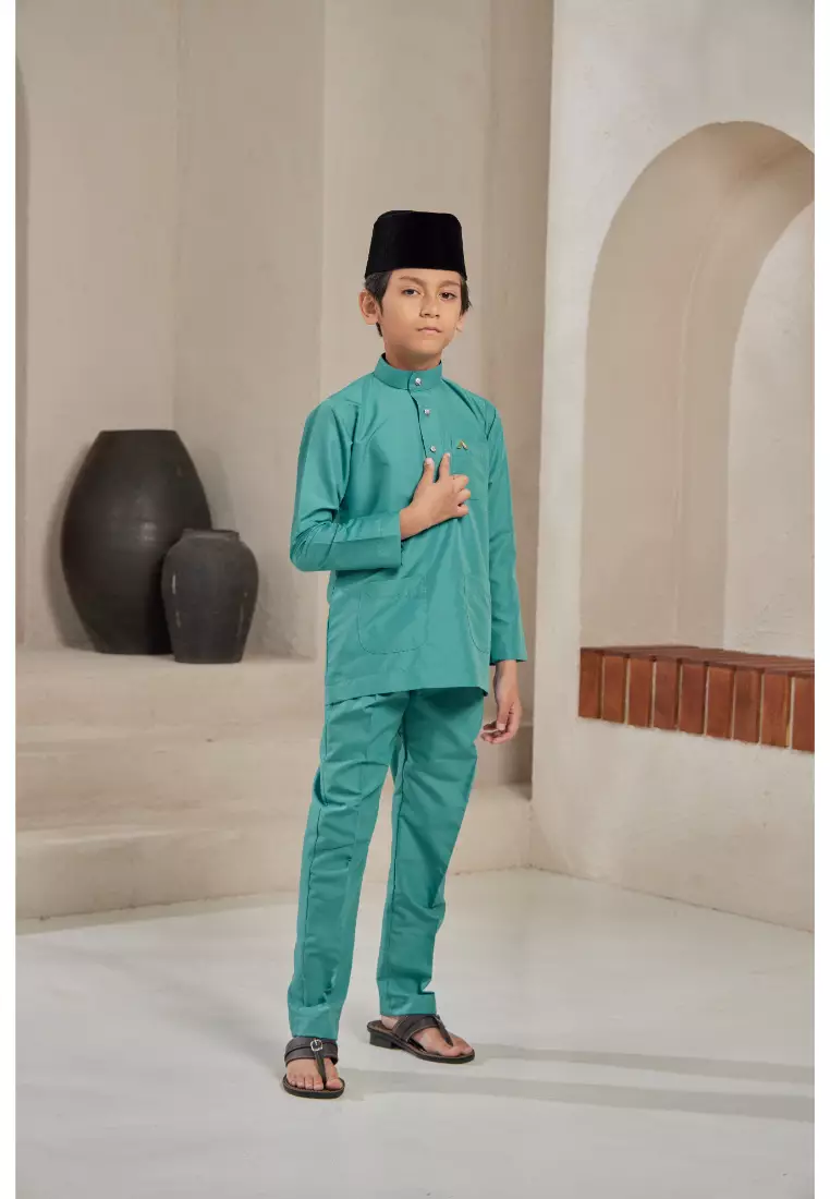 Baju Melayu Moden Cekak Musang for Kids