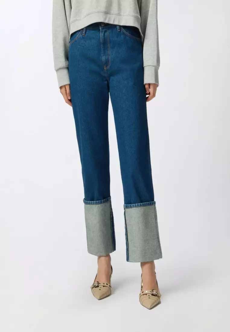 Buy Pinko Shaka straight denim trouser - Patrick McDowell Capsule