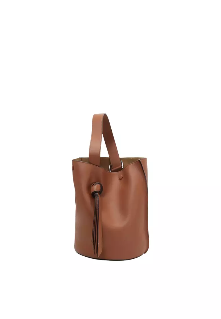 ORUKAMI ORUKAMI Knots Bucket Bag - Caramel