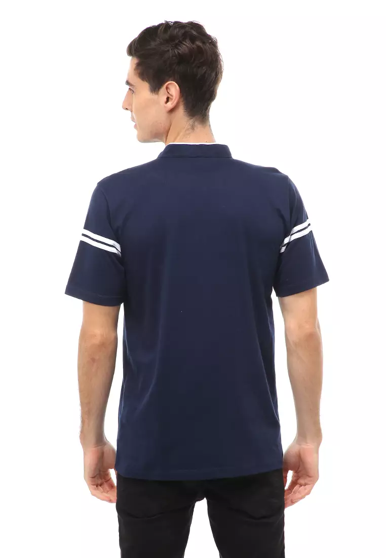 Jack Atasan Formal Kaos Polo Pria Kerah Sanghai Short Sleeve Material Cotton ORIGINAL - Navy