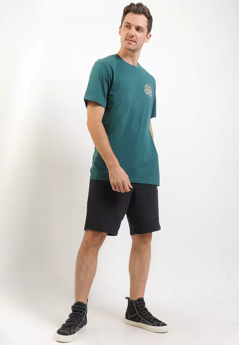 Billabong Serpientes T Shirt in Green for Men