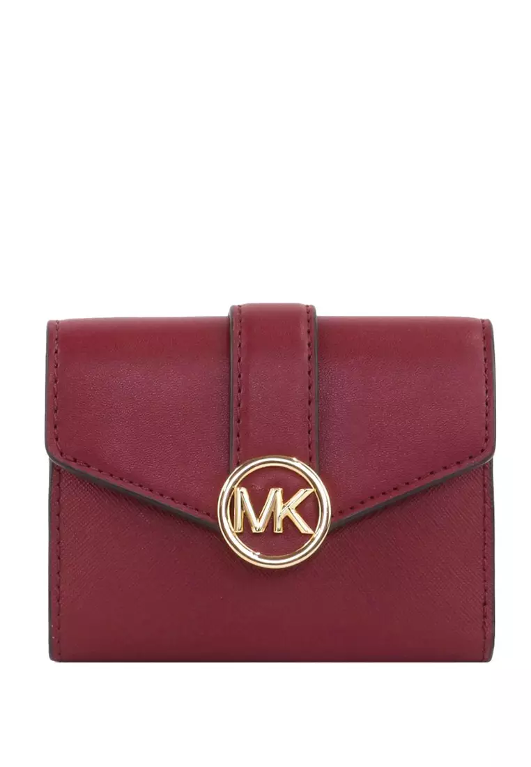 Michael Kors Carmen Medium Bifold Wallet Mulberry
