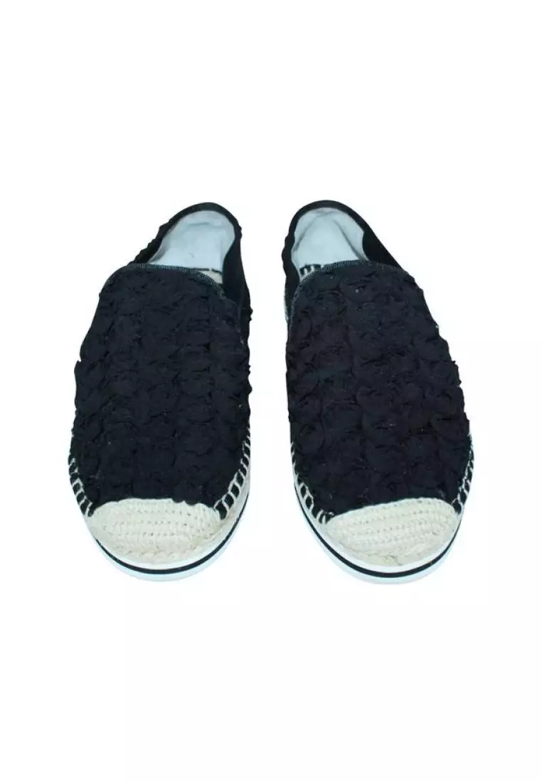 Tory burch hotsell espadrilles black