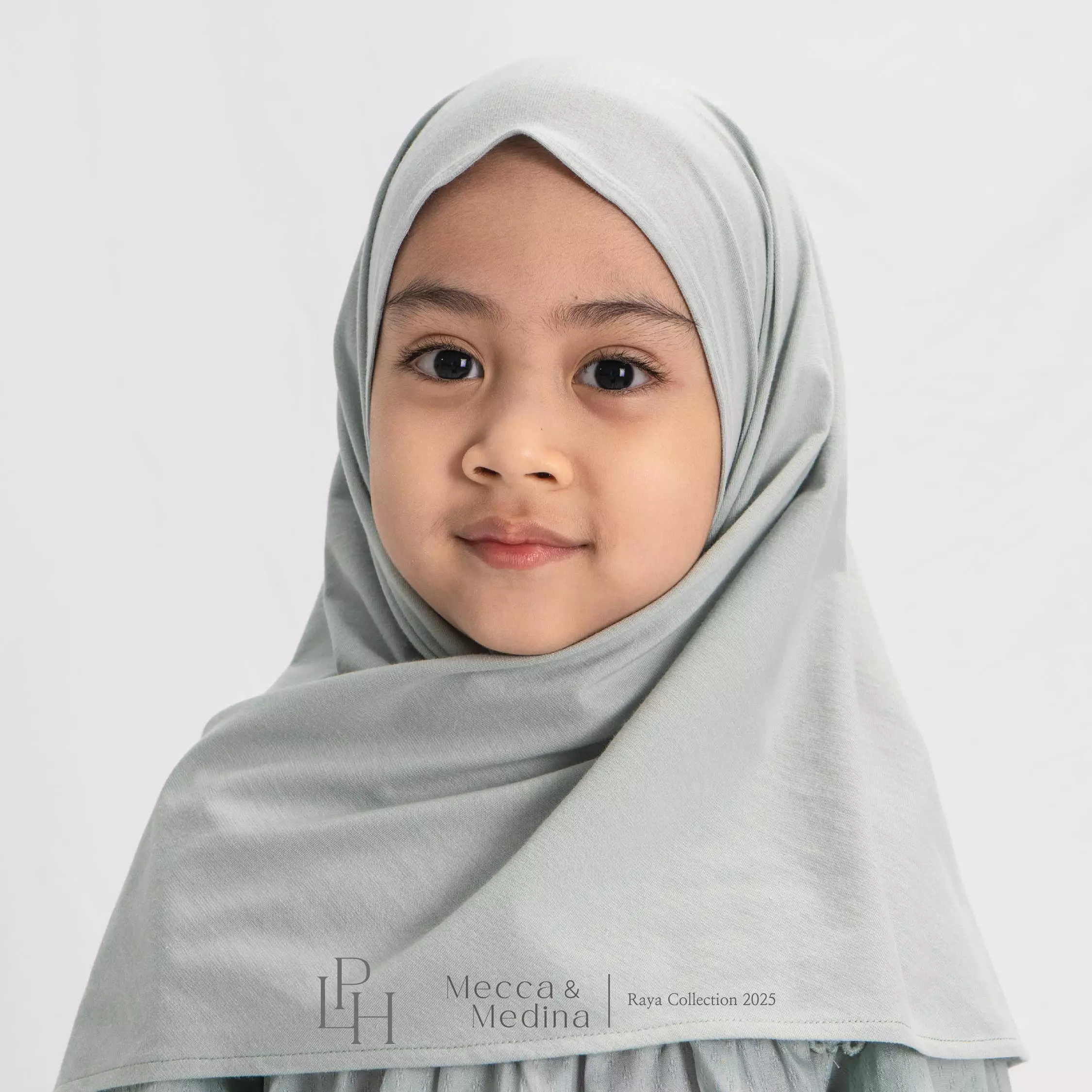 Little Palmerhaus - Kids Pashmina 1.0 (Pasmina Instan Anak Usia 1-6 Tahun) Moss Green