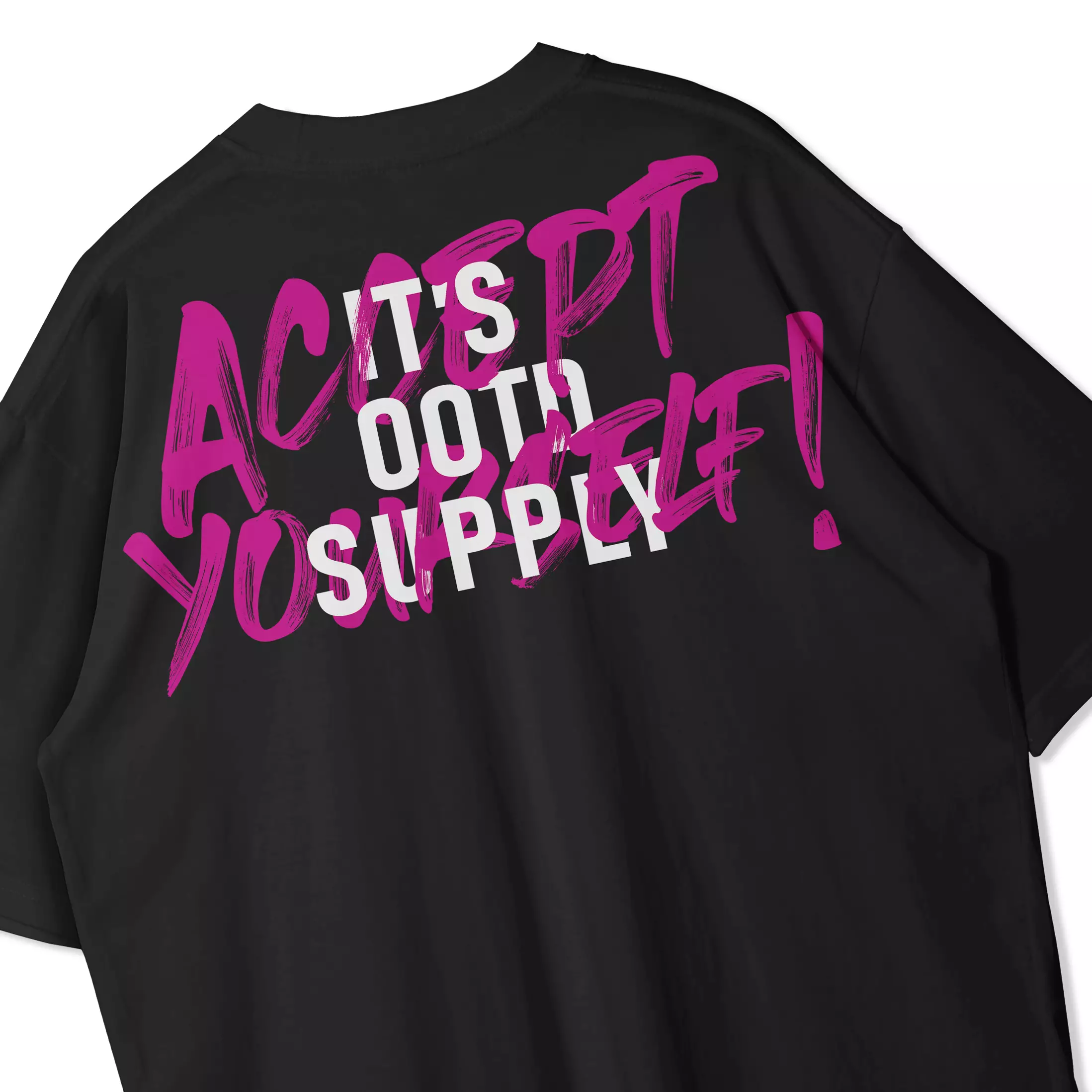 OOTDSUPPLY Oversized Tshirt Accept I Oversize Pria & Wanita