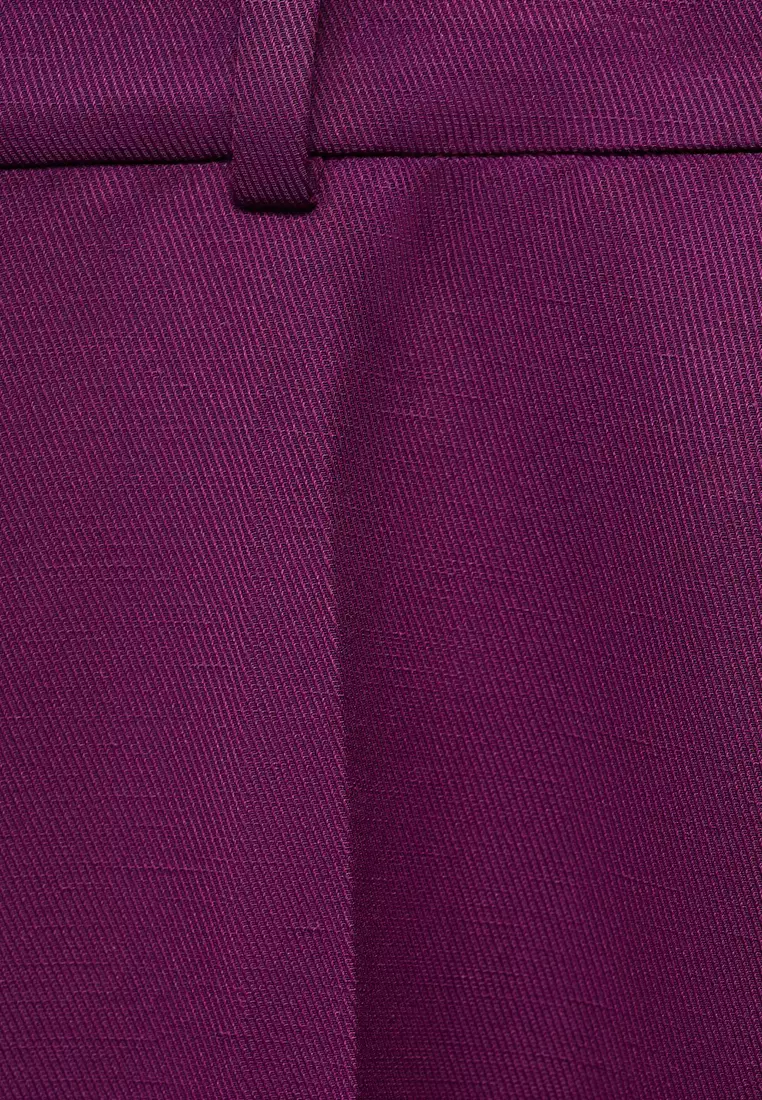 Straight-Fit Suit Trousers