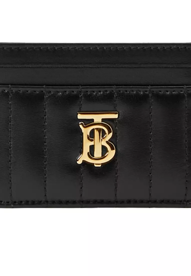 Burberry black hot sale card holder