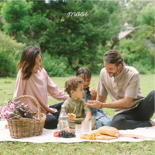 Mooi Tunik Wanita Atasan Wanita Mecca Tunik - Dusty Pink