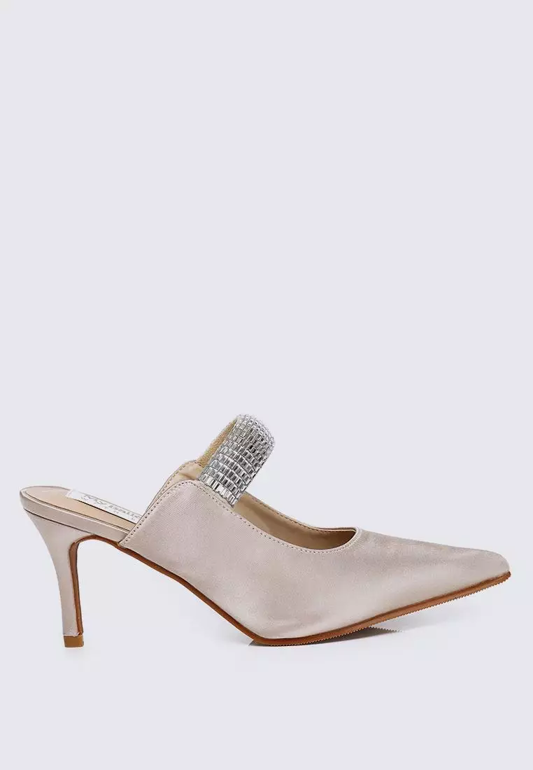 Discount on My Ballerine  shoes - SKU: My Ballerine Ambre Comfy Heels In Nude