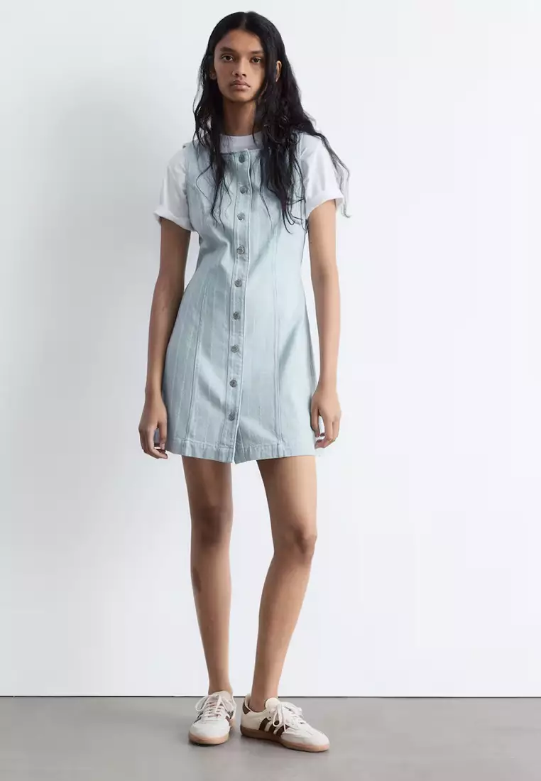 princess polly baby blue dress Denim Dresses & Jean Dresses for Women main image 0