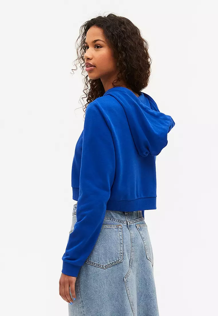 Monki discount cropped hoodie