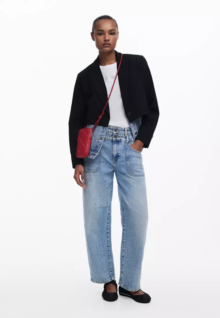 Padded faux leather phone holder