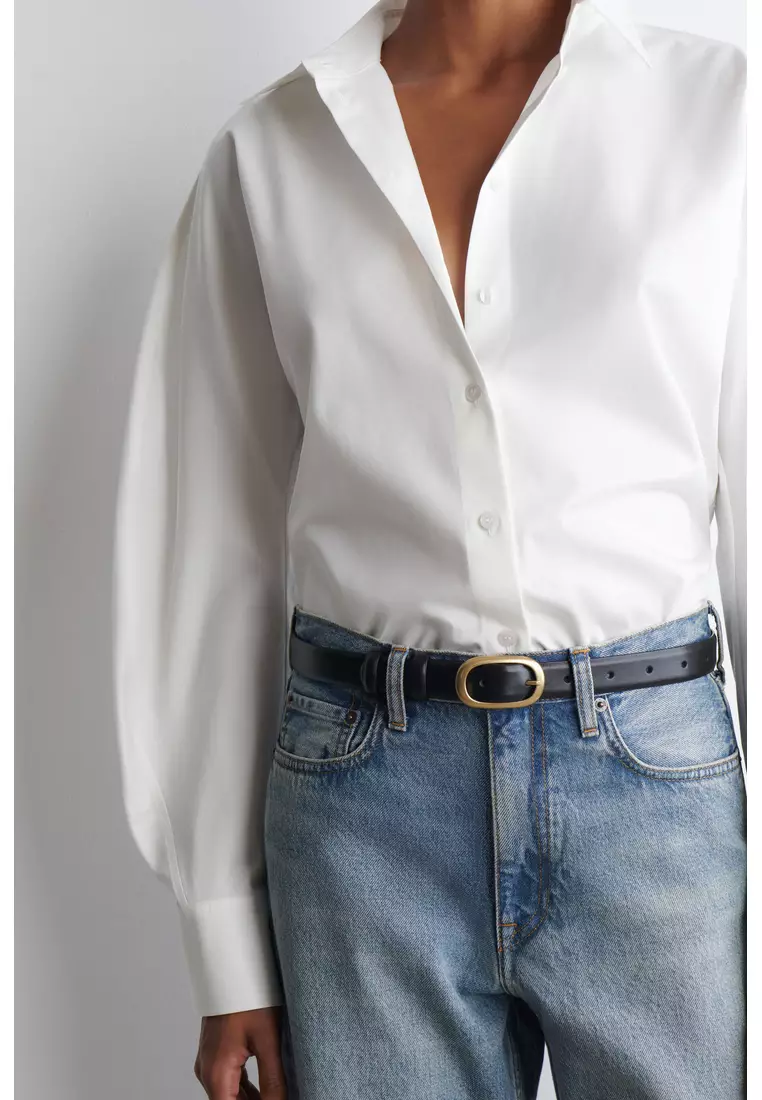 ROUNDED PIMA COTTON SHIRT