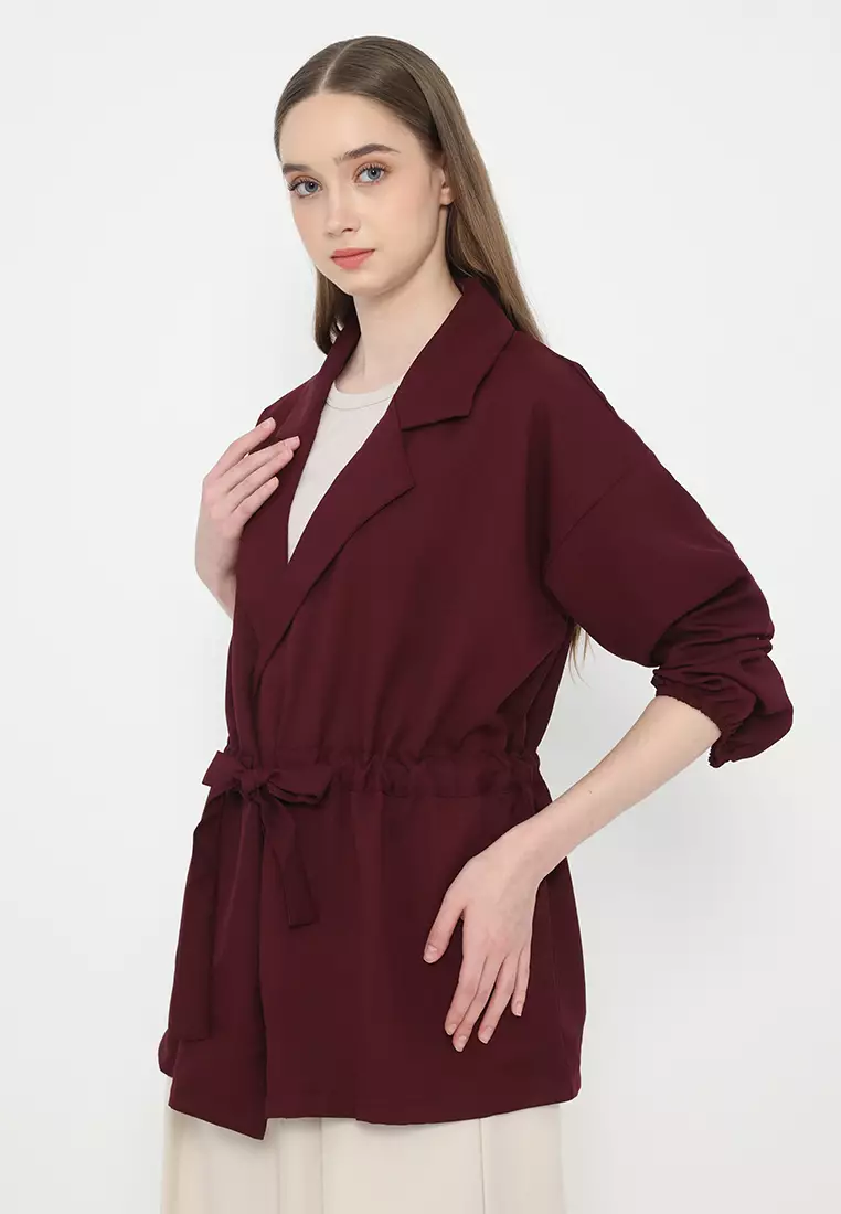 Mannequin Ruched Casual Blazer